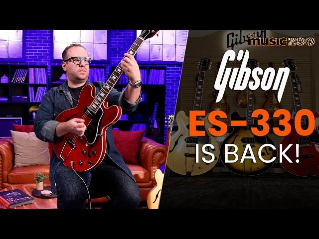 The Gibson USA ES-330 Hollowbody Returns! Watch the Specs & Demo Video with The Music Zoo now!