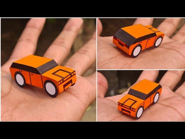 How to make Paper Car for Kids /DIY Toy Paper Craft / How to make a car /DIY paper craft toy car