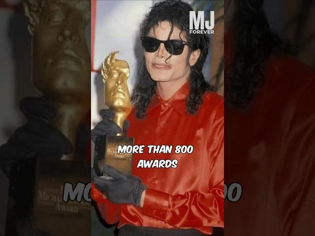 Michael Jackson is the MOST Awarded Artist in the History #shorts #michaeljackson #kingofpop