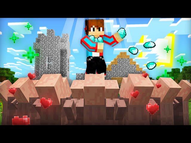 Я ПОЛУЧИЛ КРЕАТИВ И ВОТ ЧТО СДЕЛАЛ ДЛЯ ЖИТЕЛЕЙ В МАЙНКРАФТ | Компот Minecraft