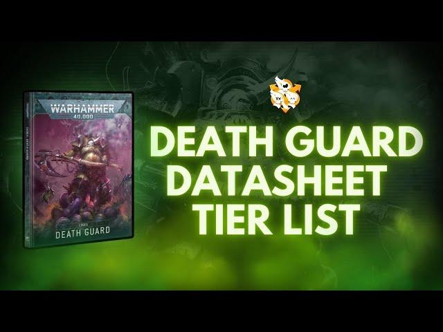 Death Guard Codex Unit Tier List! - The Disgustingly Resilient Podcast!