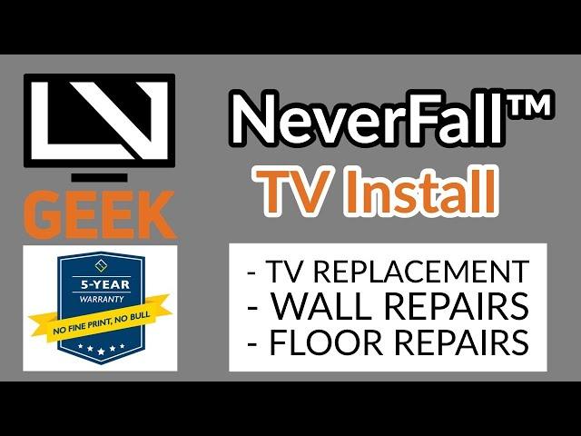 LeslievilleGeeks GTA TV Wall Mount Installation Toronto. LeslievilleGeeks NeverFall™ TV Install.