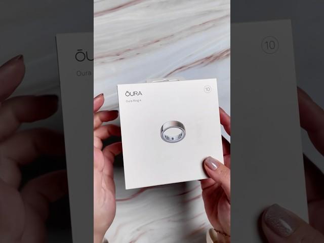 Oura Ring 4 unboxing | best smart ring! #ouraring4 #ouraring #smartring #unboxing