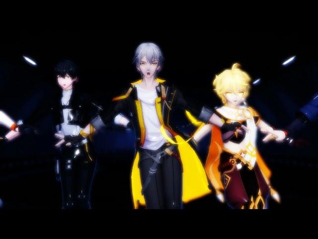 (MMD-GI HI3 HSR WW ZZZ)HyunA-FLOWER SHOWER Dream Seeker Trailblazer Male Rover two other