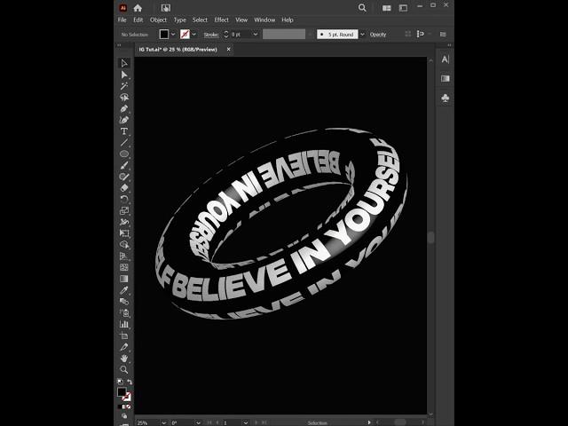 Typography Graphic Design Idea in Adobe Illustrator - Illustrator Quick Tips