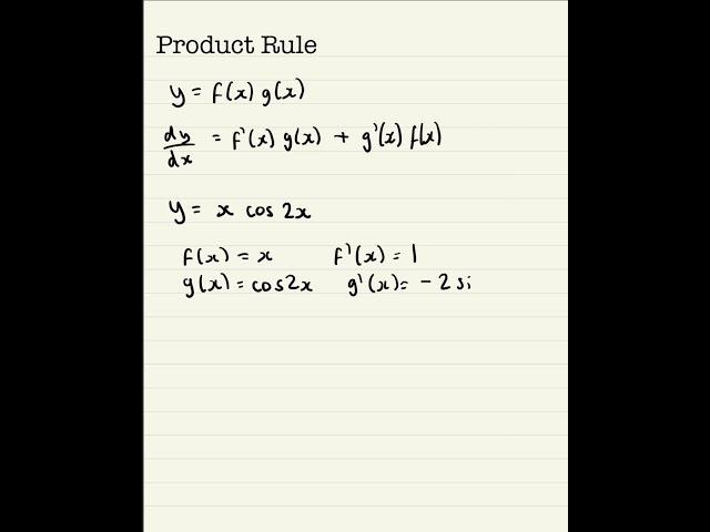 Product Rule