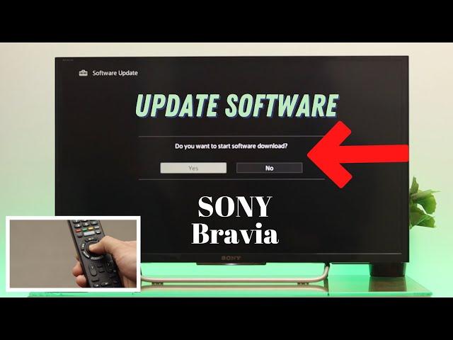 How to System Software Update Sony Bravia TV [Firmware Update]