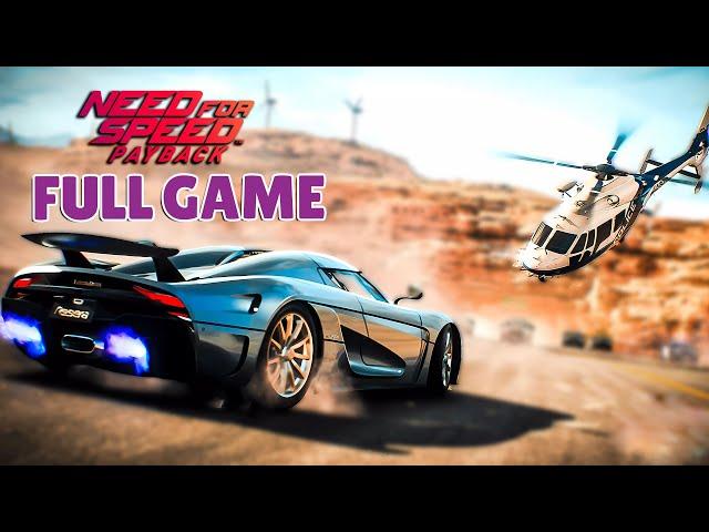 NEED FOR SPEED PAYBACK - Walkthrough No Commentary - Full Game / Longplay