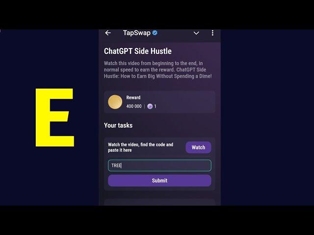 ChatGPT Side Hustle | Tapswap Code | ChatGPT Side Hustle: How to Earn Big Without Spending a Dime!