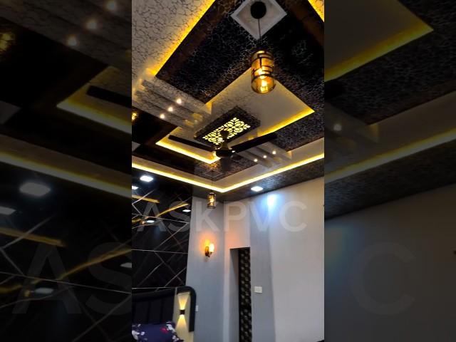 PVC NEW 2025 BEST DESIGN | PVC | FALSE CEILING DESIGN | POP |WALL PANELS |  #shorts #pvc #pop #home