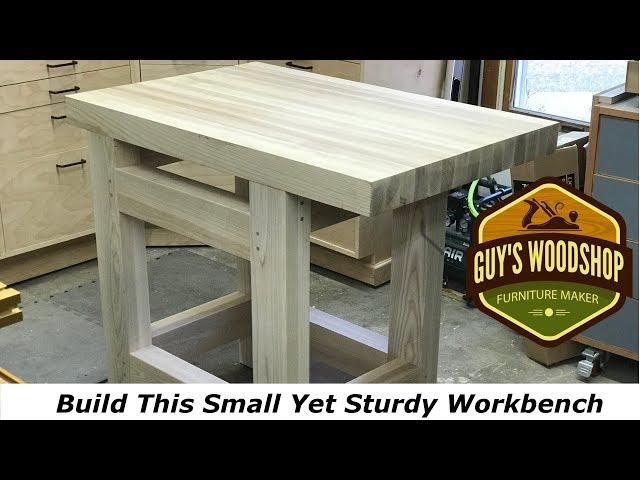 How To Build This Small Sturdy Hand Tool Workbench//Woodworking How To