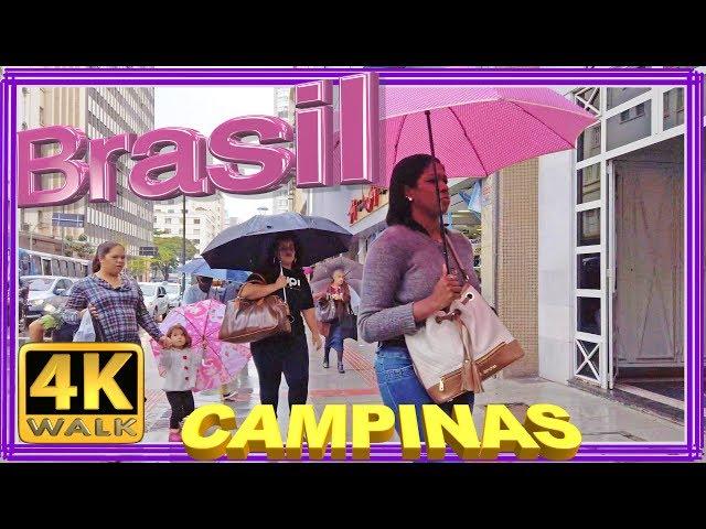 【4K】WALK   Campinas SP walking tour Brazil 4k documentary slow tv reality show travel channel