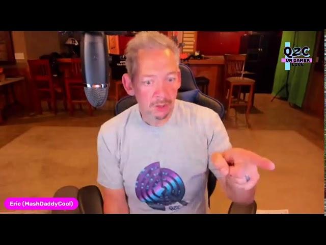 Q2C VR Gamer Live : Quest 2 Accessories and the Vive Flow