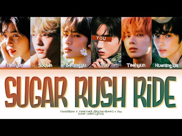 [Karaoke] TXT "SUGAR RUSH RIDE" (Color Coded Eng/Rom/Han/가사) (6 Members)