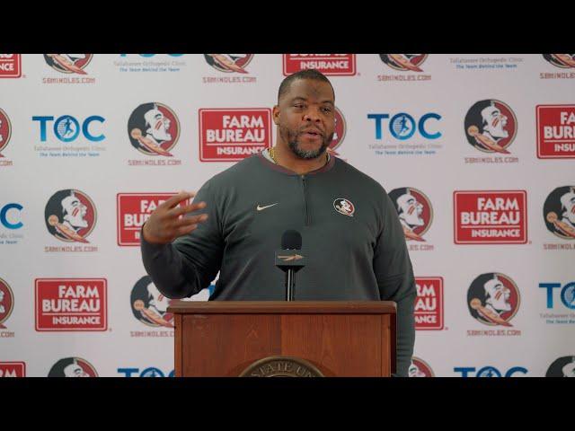 FSU Football | Terrance Knighton Press Conference presented by Florida Blue