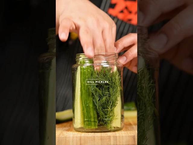 Dill pickles! #pickles #dillpickle #pickling #cucumber