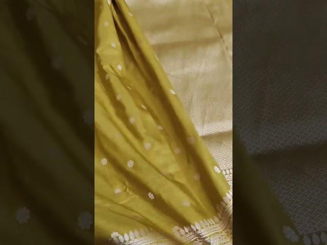 Banarasi Silk Saree Pure Hand-woven With Silk Trade Mark