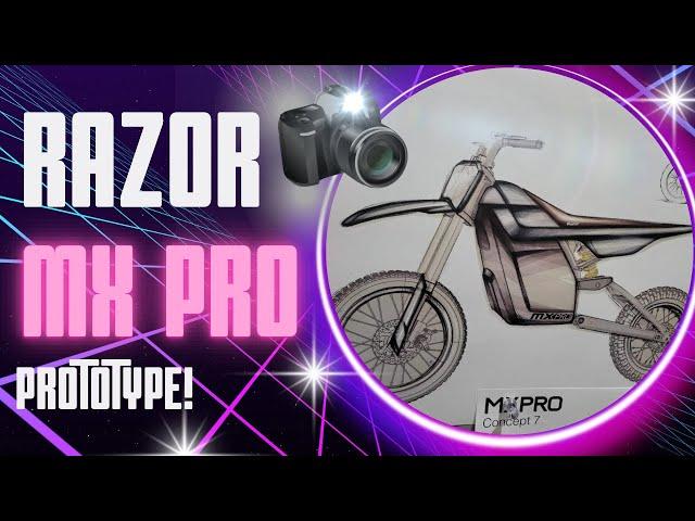 Exclusive First Look: RAZOR MXPRO Full Size Electric Pit Bike Prototype Unveiled!