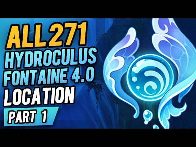 All 271 Hydroculus Locations Part 1 |  Genshin Impact Fontaine 4.0