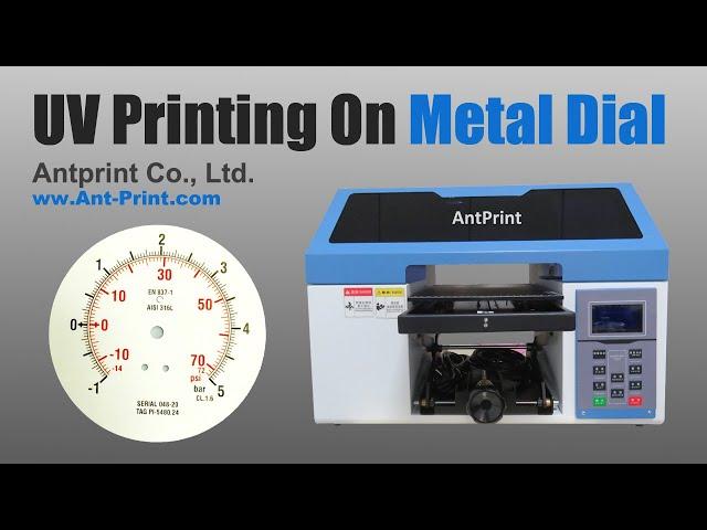 UV Flatbed Printer Direct To Metal Dial Printing Machine