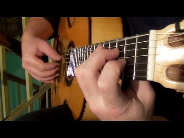 Russian 7 string Guitar - Вот мчится тройка. Обработка С.Орехова