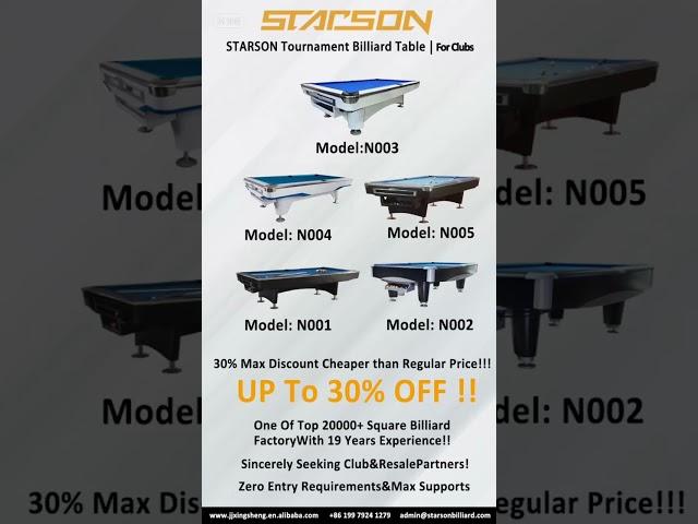 V-Series Billiards Table Promotion #9ball #8ball#billiard table