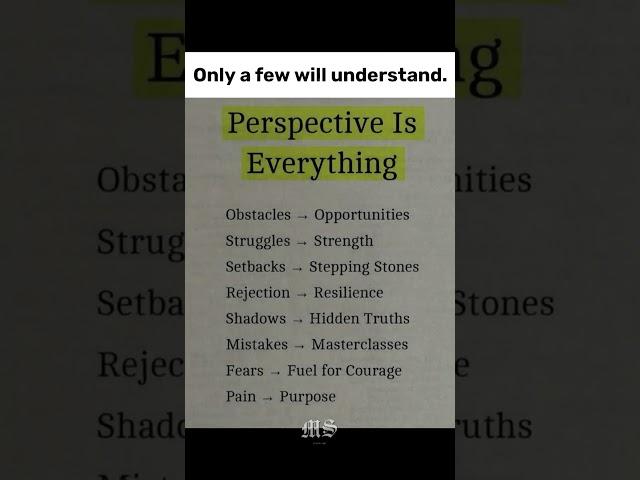 perspective. #quotes  #mindspark  #motivation