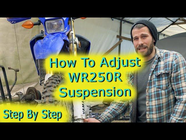 How to Adjust Yamaha WR250R Suspension, Step By Step Tutorial