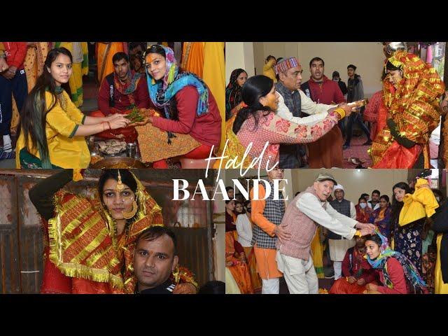 Garhwali mangal /BAANDE /Haldi /Bhavna Pokhriyal & Family 