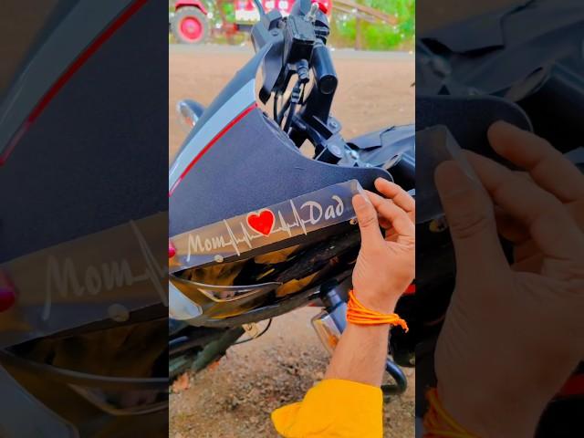 Pulsar bike radium modification|Bike modified sticker momdad sticker #automobile #splendor