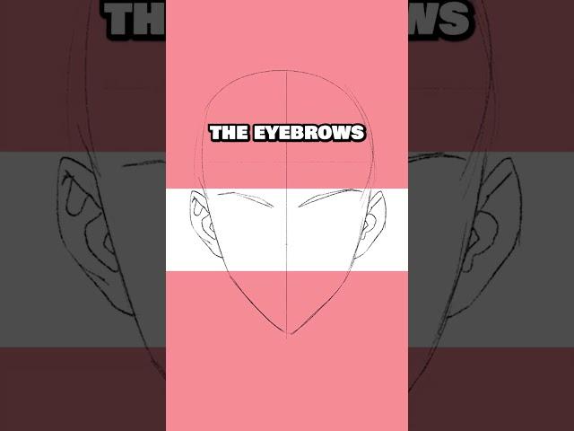 My secret to drawing simple faces ️ #arttips #drawingtutorial