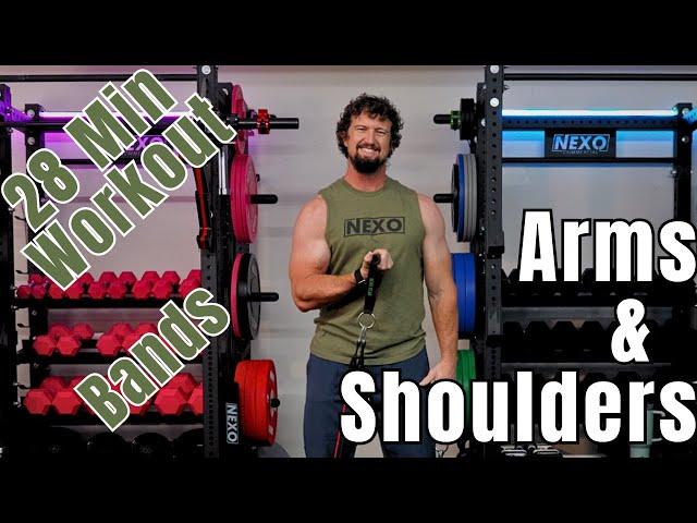 Resistance Bands Arms and Shoulders Workout - 28 Minutes