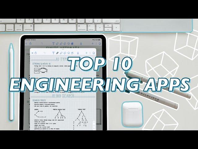 TOP 10 IPAD APPS FOR ENGINEERS | my favorite productivity, math & computer science apps for students