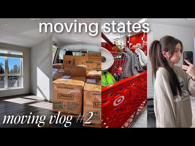 moving states! packing, target home haul, updates  MOVING VLOG ep 2