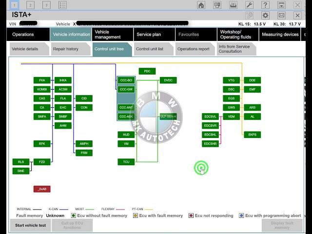 Rheingold ISTA D -  BMW How to register a new battery