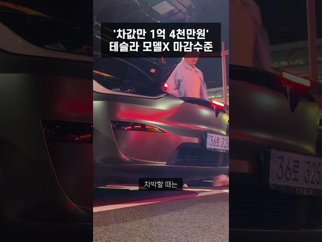 [100만뷰] 1억 4천 테슬라 모델X 마감품질 수준