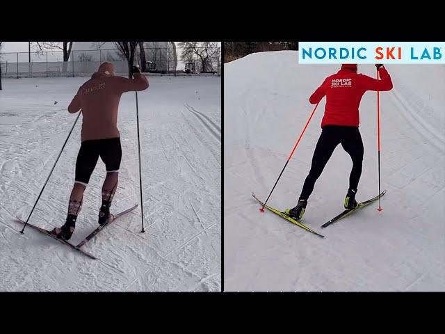 Should you use "old" offset for easy skate skiing?