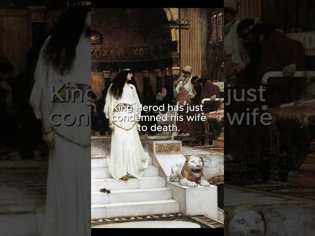 "Mariamne Leaving the Court of Herod" by John William Waterhouse #history #arthistory #art
