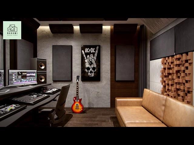 Music Studio Interior Design - MNK Studio Video