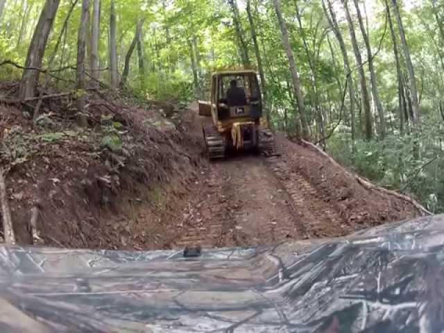 Ever Went Trail Riding With A Bulldozer?