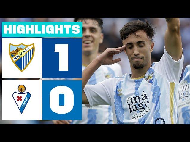 MÁLAGA CF 1 - 0 SD EIBAR | HIGHLIGHTS LALIGA HYPERMOTION