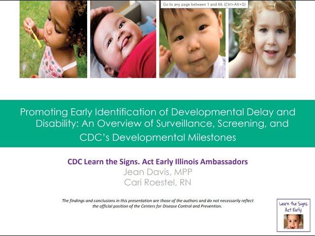 IL CDC Learn the Signs. Act Early Webinar 2024