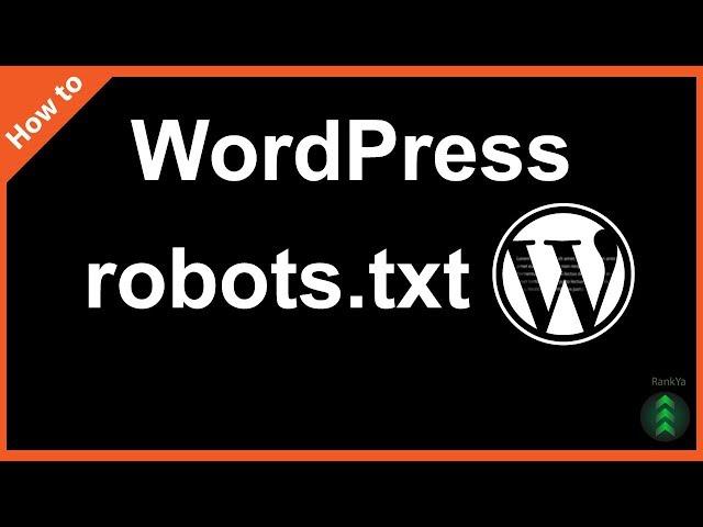 WordPress robots txt File - How to Create robots.txt file WordPress