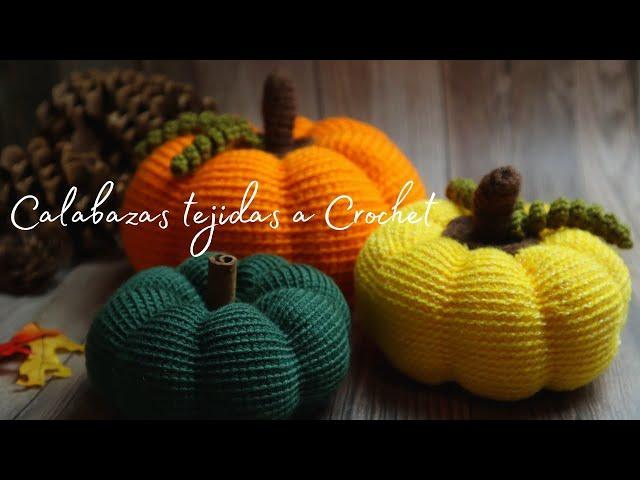 Tutorial Calabazas tejidas a crochet en diferentes tamañosMayelin Ros