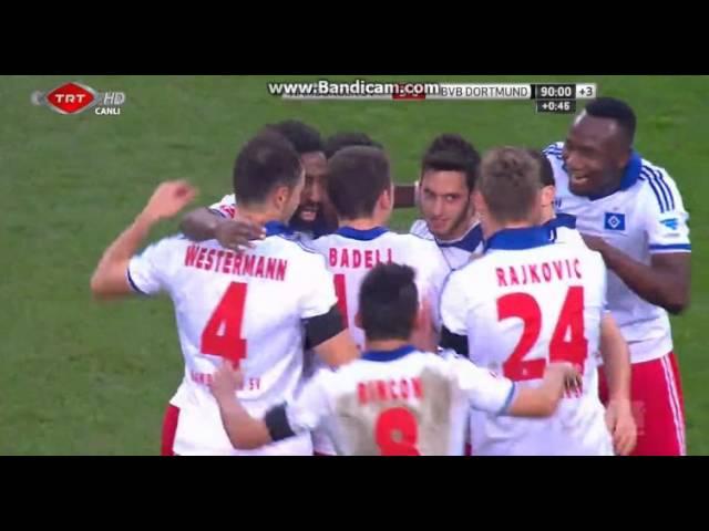 Hakan Çalhanoğlu Harika Gol (Hamburg 3-0 B.Dortmund)