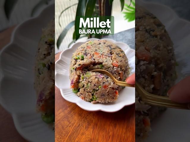 Millet Bajra Upma #millet #bajra #upma #healthyrecipes #ytshorts #recipe