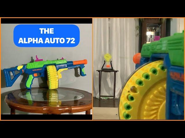 FULL AUTO With The Adventure Force Alpha Auto 72!  #shorts #nerf #buzzbee #adventureforce #blasters