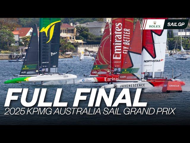 Full Final | 2025 KPMG Australia Sail Grand Prix |  v  v  | SailGP
