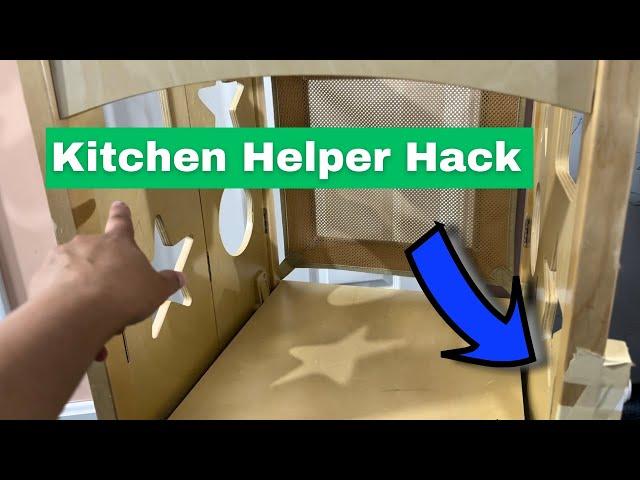 Guidecraft Classic Kitchen Helper - My Kitchen Helper hack is a game changer