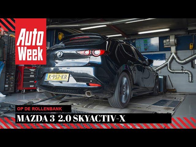 Op de rollenbank - Mazda 3 2.0 SkyActiv-X - 2021